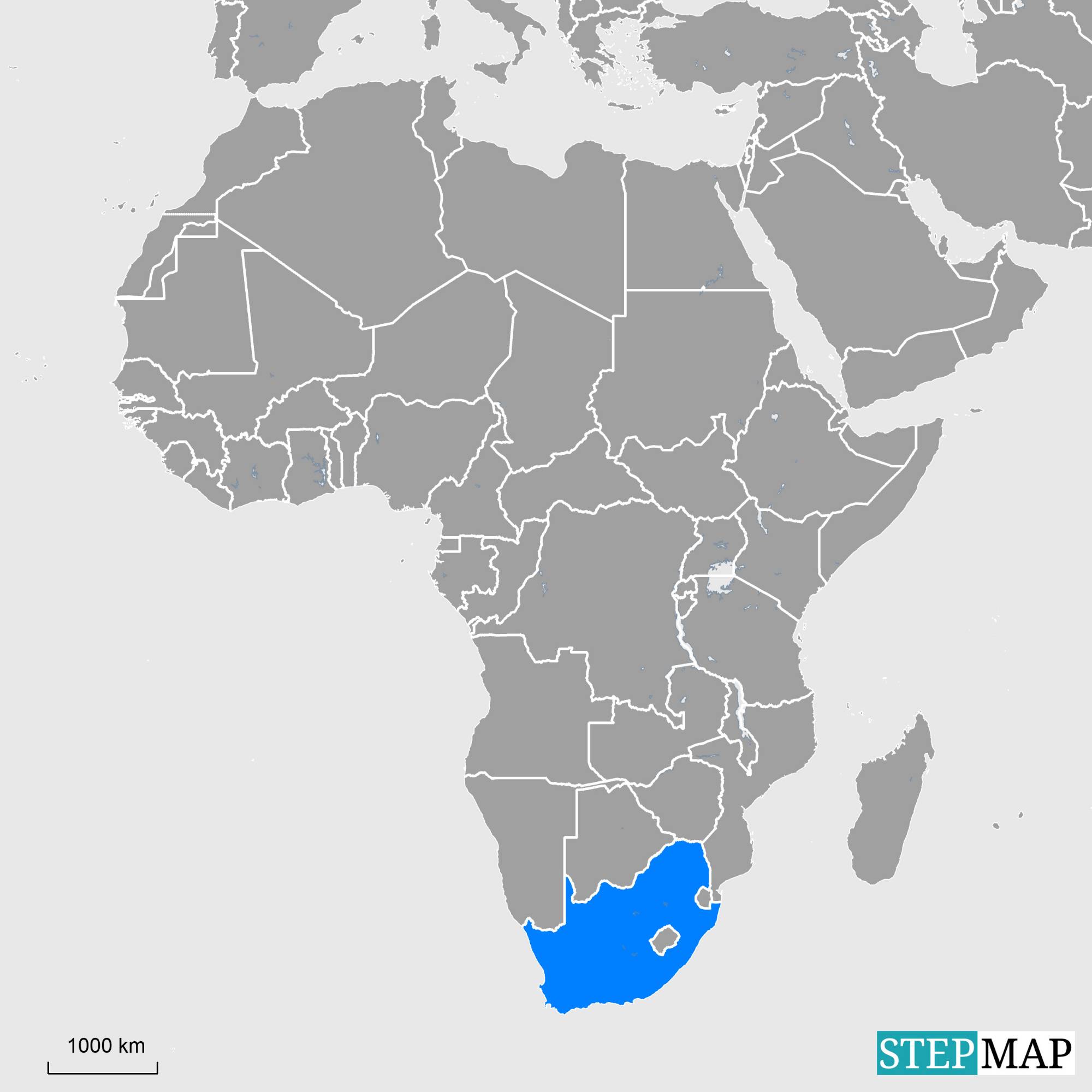 map of africa placements